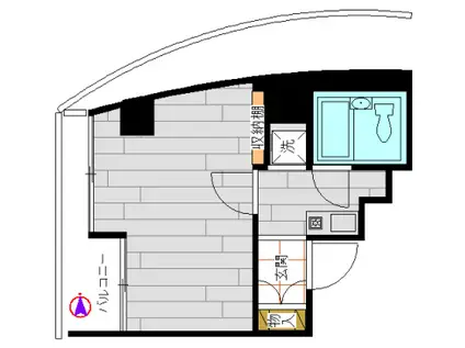 サーカス新丸子(1K/6階)の間取り写真