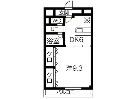 THE VENUS OF WHITEII(1DK/3階)の間取り写真