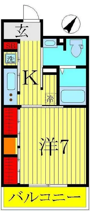 リブリ・柏中央 5階階 間取り