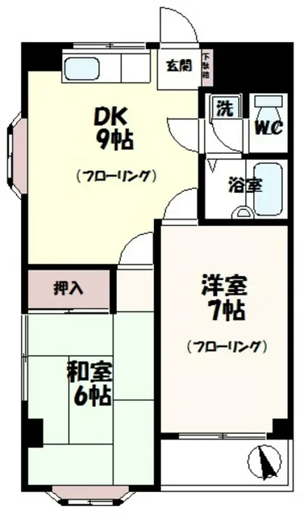 アベニュー成城1号館 3階階 間取り