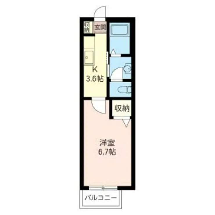 アニバーサリー 2階階 間取り