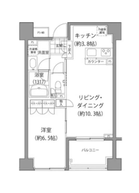 エーデル練馬 1階階 間取り