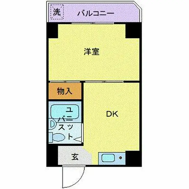 ビューライド川崎 3階階 間取り
