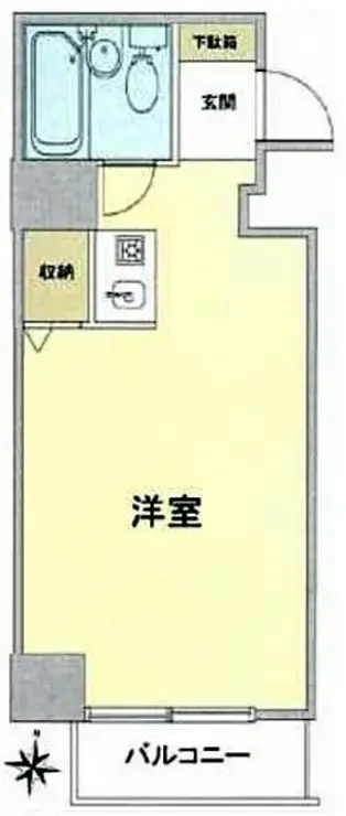 スカイコート下高井戸 10階階 間取り