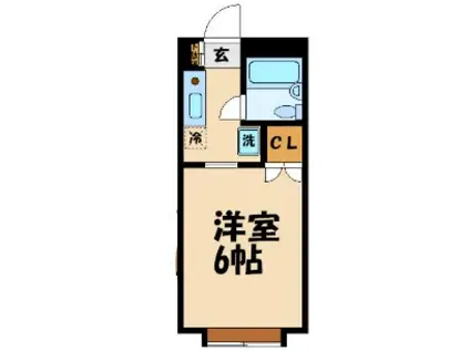 アーバネット成城(1K/2階)の間取り写真