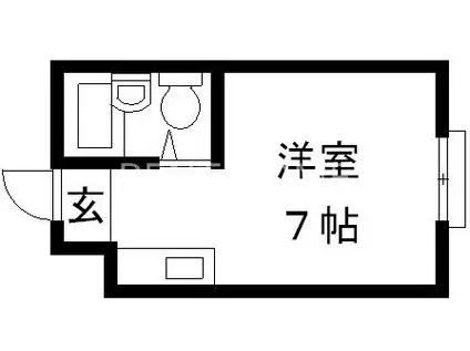 大宝小阪CTスクエア(ワンルーム/1階)の間取り写真