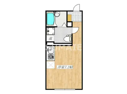 COCOFLAT板橋(ワンルーム/1階)の間取り写真