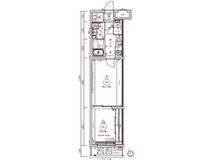 LUMEED梅島(2K/3階)の間取り写真