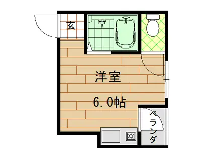 メゾン松村(ワンルーム/3階)の間取り写真