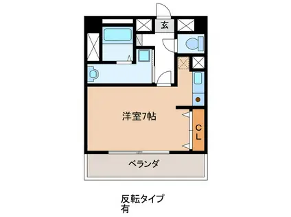 G・EXCEED(ワンルーム/5階)の間取り写真