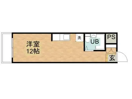 リアライズ浜松(ワンルーム/3階)の間取り写真