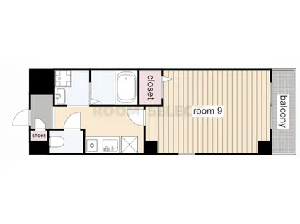 STUDIOナディア(1K/2階)の間取り写真