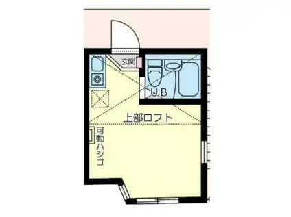 ユナイト根岸ジャトラ(ワンルーム/1階)の間取り写真