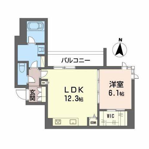 SHAMAISON 青山通(1LDK/2階)の間取り写真
