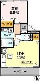 セレッソKT B(1LDK/1階)の間取り写真