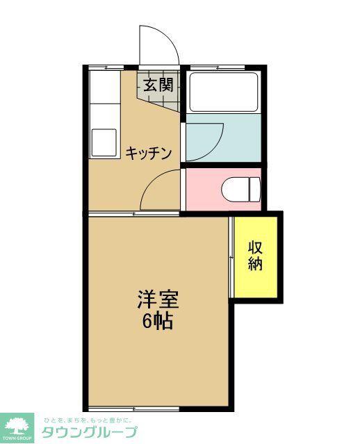 SIRIUS(1K/1階)の間取り写真