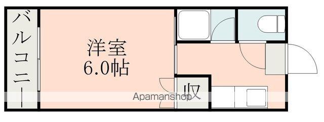 ホワイトキャッスル壱番館(1K/5階)の間取り写真
