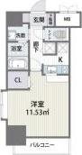 博多駅南 マンション(1K/4階)の間取り写真
