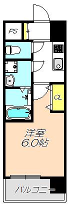 レオンコンフォート梅田北(1K/10階)の間取り写真