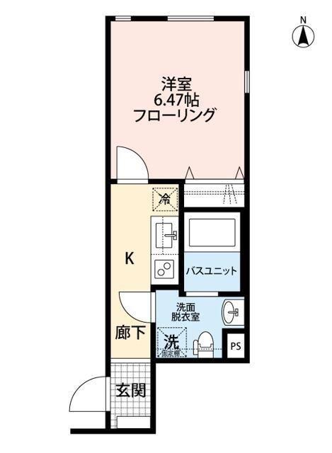 ザ・クラス(1K/3階)の間取り写真