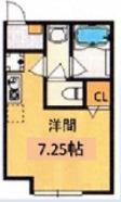 ナコハウス(ワンルーム/2階)の間取り写真