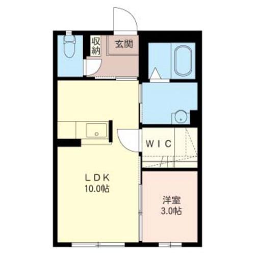 セラヴィA(1LDK/1階)の間取り写真