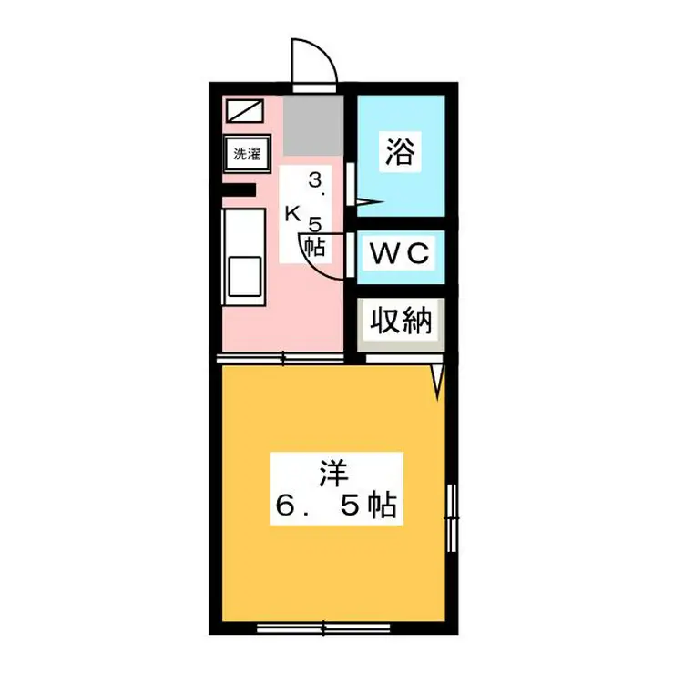 コーポ飯綱 1階階 間取り