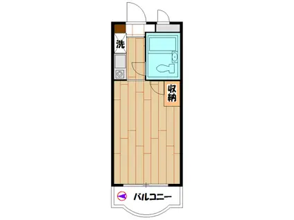 モナークマンション大岡山(ワンルーム/3階)の間取り写真