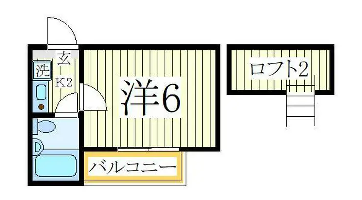 ブライト・ロード 弐番館 1階階 間取り