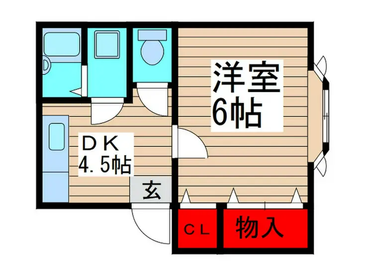 パープル西船 2階階 間取り