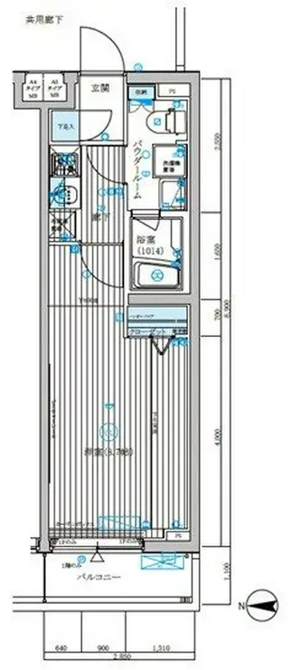 メインステージ武蔵関駅前 2階階 間取り