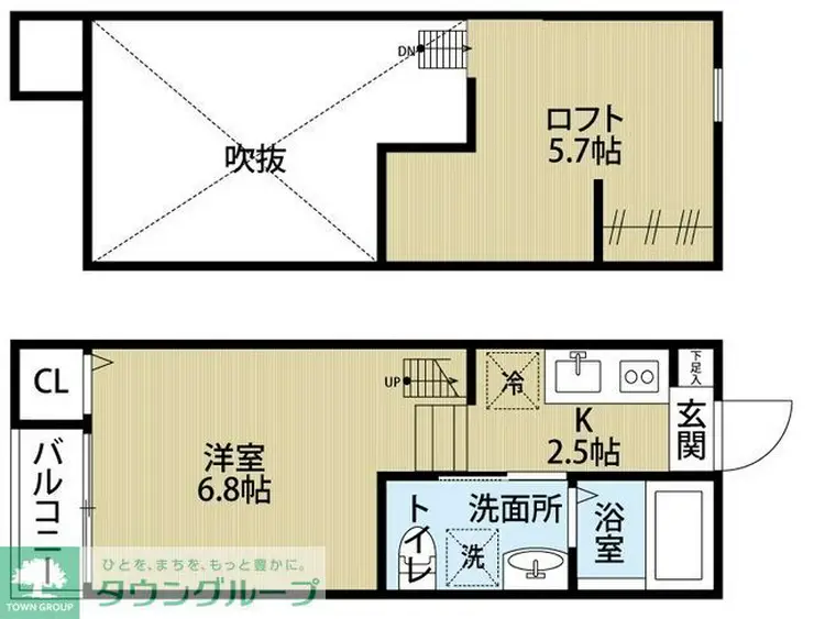 アクアプレイス日進 1階階 間取り