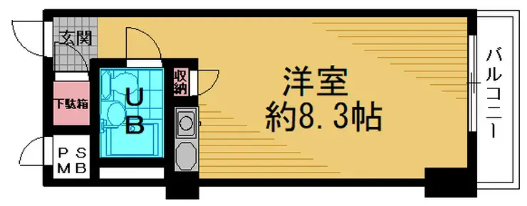 セザールプラザ府中 9階階 間取り