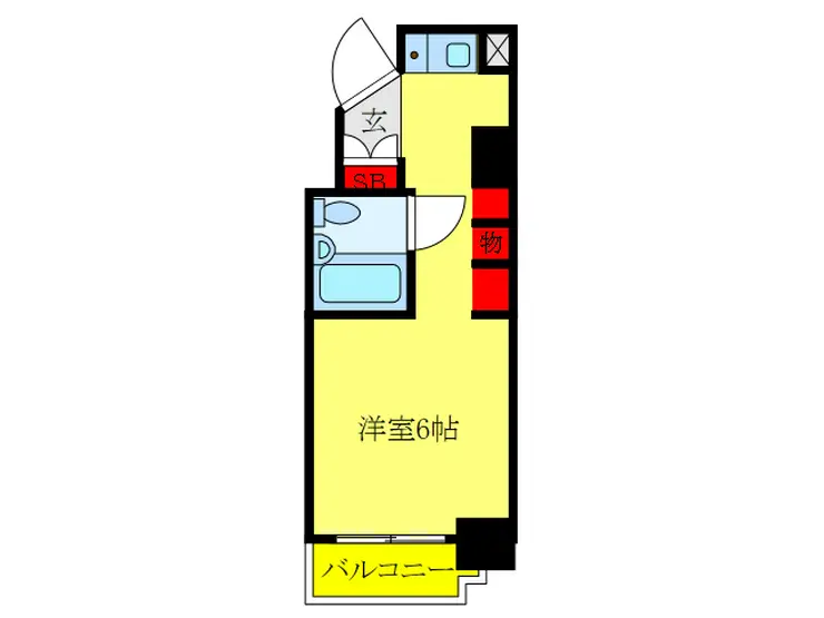 メインステージ王子駅前 5階階 間取り
