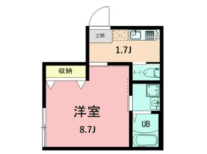 レグルス 海老名(1K/3階)の間取り写真