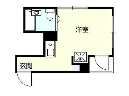 オーパスワン錦糸町(ワンルーム/3階)の間取り写真