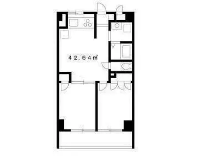 メゾンドフォーレ(2DK/5階)の間取り写真