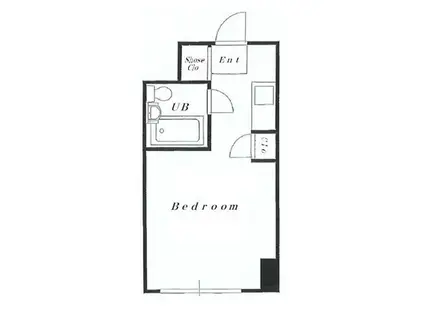 サンハイム田町(ワンルーム/3階)の間取り写真