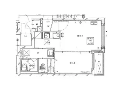 MAISON KAMUY PARK FRONT(1LDK/3階)の間取り写真