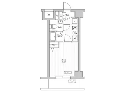 N-STAGE HON-ATSUGI SAKAECHO(1K/5階)の間取り写真