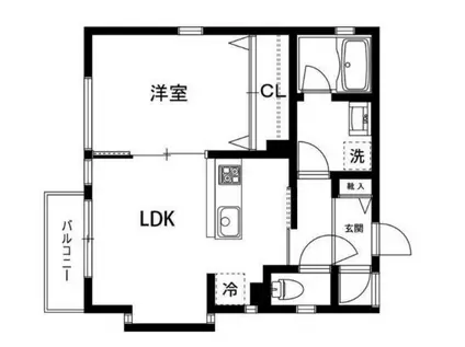 MSSTAUDIOII(1LDK/3階)の間取り写真