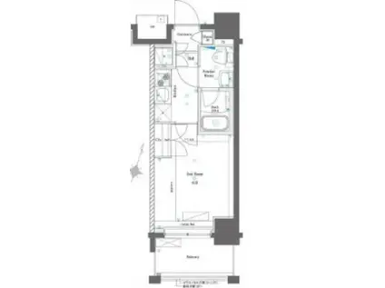 AZEST横浜山王(1K/9階)の間取り写真