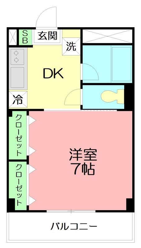MI VOL.2(1K/2階)の間取り写真