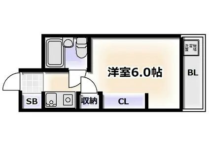 中村マンション(1K/2階)の間取り写真