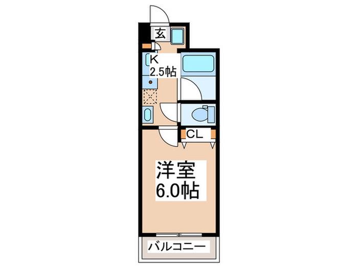 F5 HAKUJU HOUSE(1K/1階)の間取り写真