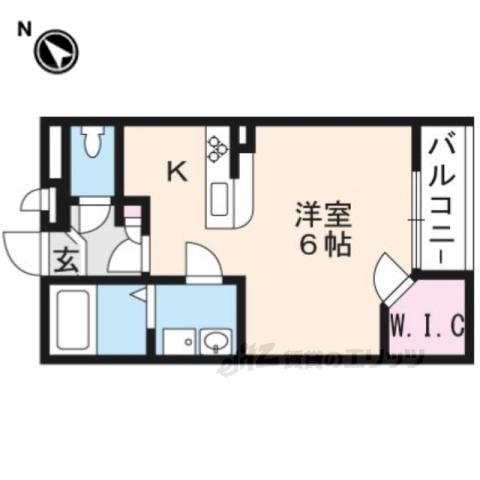 レオネクスト詩季(1K/2階)の間取り写真