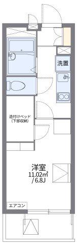 レオパレスドライクランク(1K/3階)の間取り写真