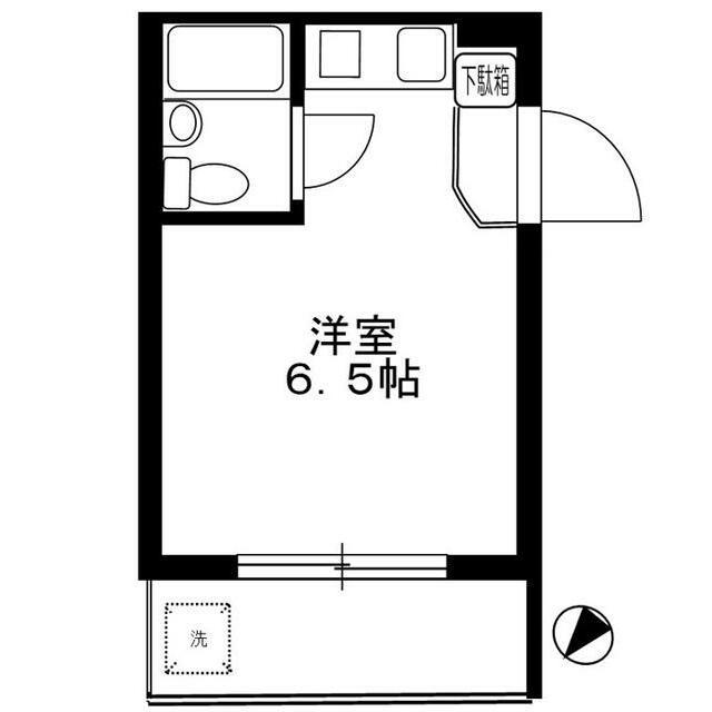 シティコーポ東山(ワンルーム/1階)の間取り写真