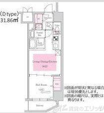 アーバネックス西天満(1LDK/3階)の間取り写真