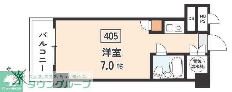 東池袋マンション(ワンルーム/4階)の間取り写真